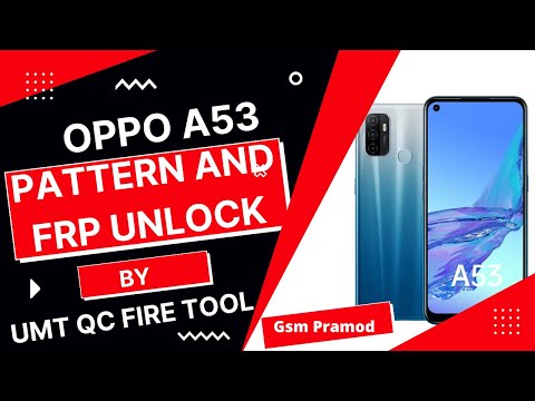 Oppo A53 2020 CPH 2127 Pattern and Frp Unlock By UMT Qcfire Tool0 8.0