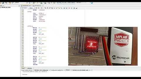 Curso ensamblador PIC #9 Matriz de Leds (Textos parte 2) #microchip #embedded #microcontroller #asm