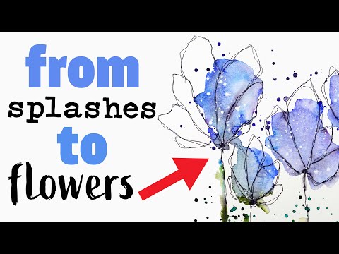 ? THIS technique will BLOW your mind !!! ~ The EASIEST Watercolour Flowers