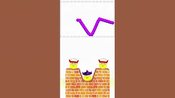 Draw To Smash;Gaming short logic puzzle game lavel1353#drawtosmash #shortsfeed #logicpuzzle #gaming