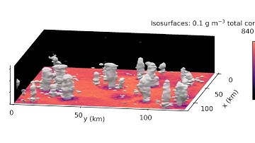 Cloud-resolving model simulation