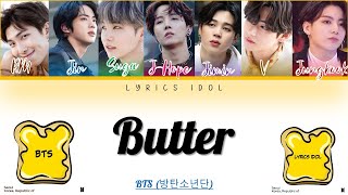BTS (방탄소년단) 'Butter' colour coded lyrics (Han/Rom/Eng)