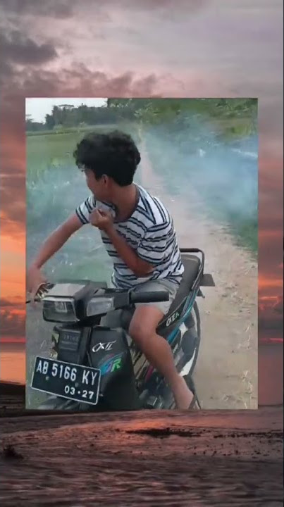 bocah geber motor sampe limit panik mau jebol