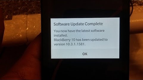 Blackberry Z10/Z30 official 10.3.1 update. 20+ new features