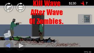 Best Zombie Game 2018 Flat Zombie Defense & Cleanup screenshot 1