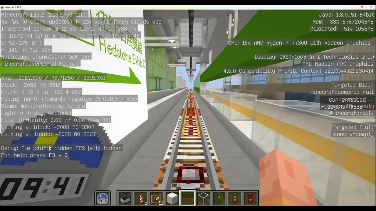 RoFT Line B2: The relic Northbound Full Ride (Winterglade-Redstone Exhibition Center) at up to 83kmh