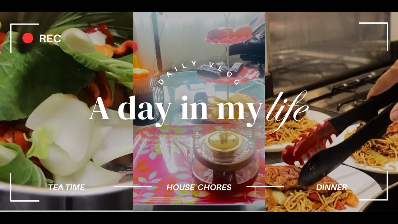 A day in my life | Cooking dinner | house chores | Tea time 🫖 🦋🌸