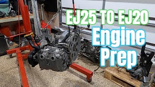 EJ25 To EJ20 Engine Prep For Installation In The Subaru Forester