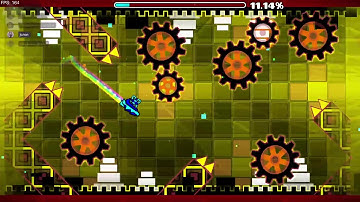 Beating Geometry Dash Nine Circles Without Using Practice Mode (PB 82%)