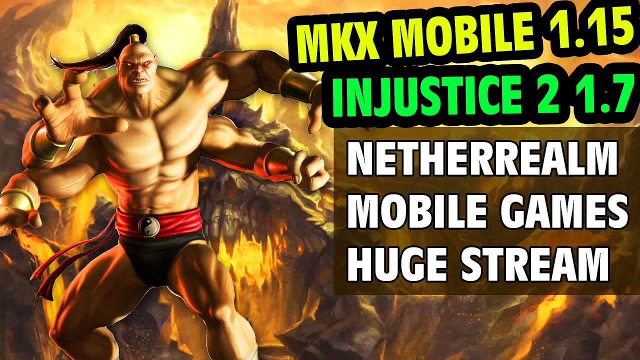 MKX Mobile 1.15 and Injustice 2 Mobile 1.7 Update News. HUGE MOBILE GAMES STREAM from NetherRealm!
