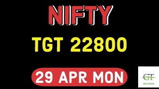 Nifty prediction 29 Apr Monday I Banknifty prediction 29 Apr Monday I nifty and BANKNIFTY prediction