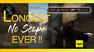 LONGEST NO SCOPE IN CSGO DUST 2 😱 I MINI CLIP 🎞 |CSGO HIGHLIGHTS