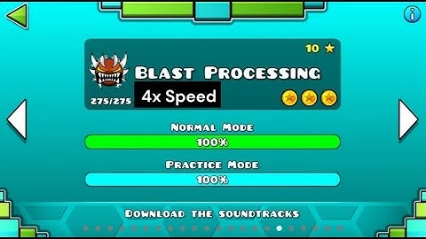 Blast Processing wave at 4x Speed