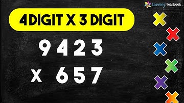Vermenigvuldiging van een 4-cijferig getal met een 3-cijferig getal