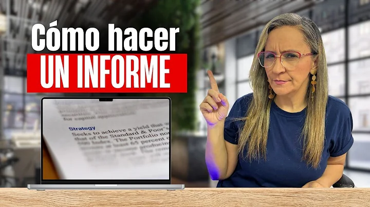 Pasos para hacer un Informe Fácil y Rápido
