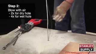 Red Head S7 Adhesive installation Demo HD Video - Stanley Supply Online
