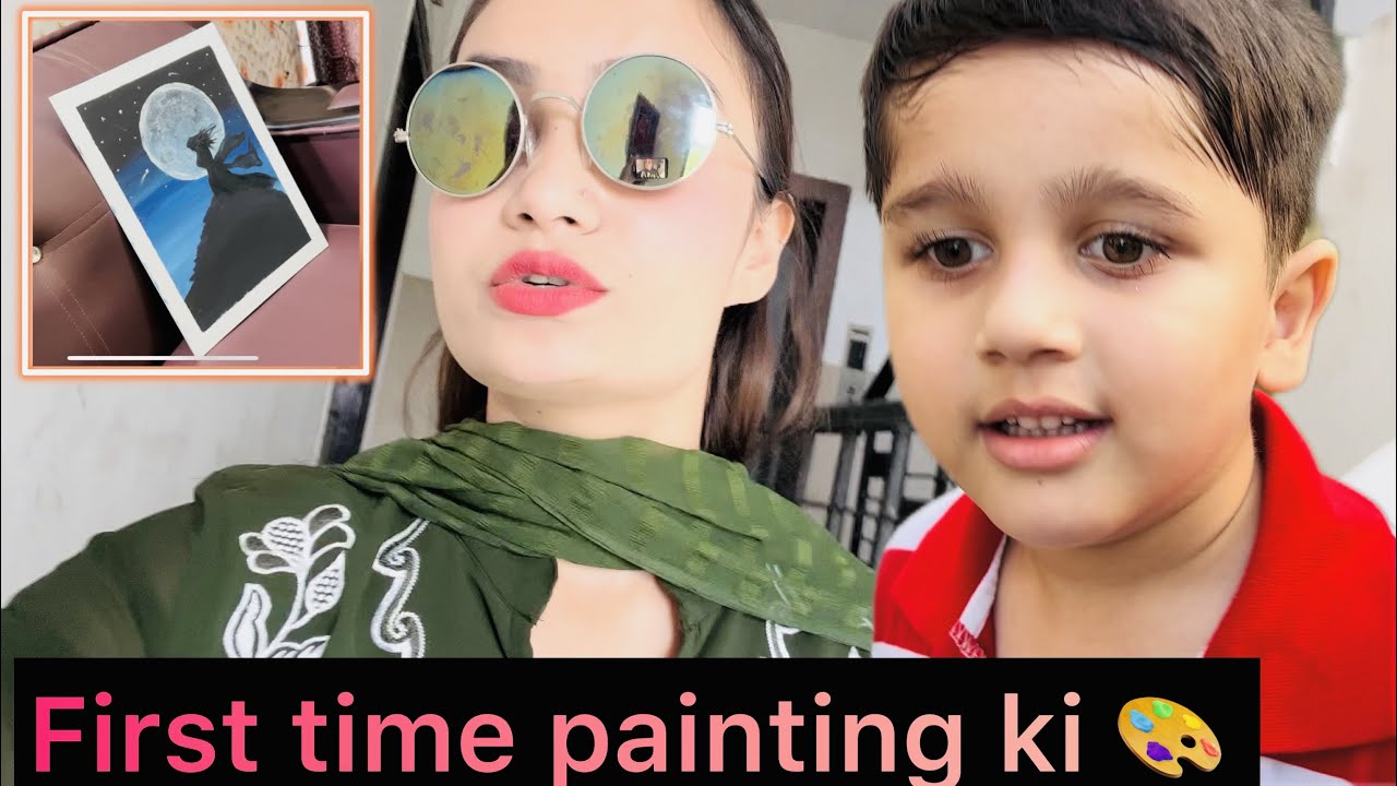 Canvas painting ideas 🎨😍 | Razika Abaan official - YouTube