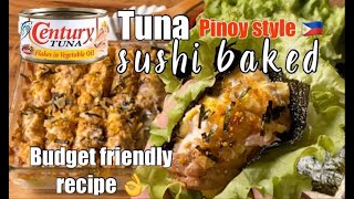 TUNA SUSHI BAKED | budget friendly recipe + FURIKAKE HACK 100 pesos mo May Sushi baked kana