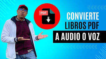 Convertir LIBROS PDF en audio o voz en 1 minuto GRATIS