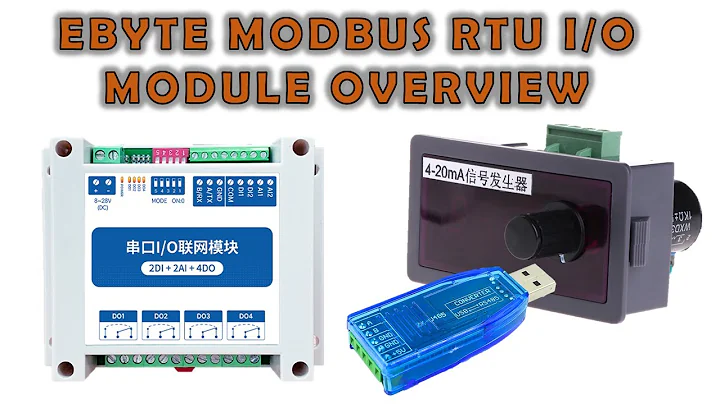 EBYTE Modbus RTU I/O Module Overview
