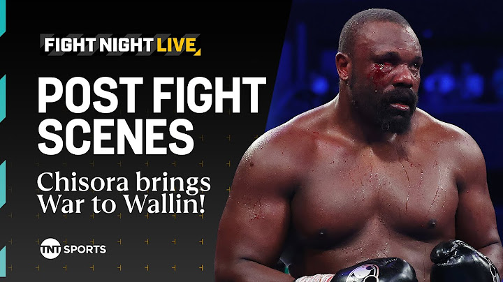 POST FIGHT SCENES: Derek Chisora DOMINATES Otto Wallin in his final UK farewell 🥊 #ChisoraWallin