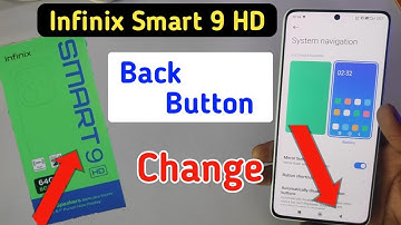 Infinix smart 9 hd back button setting/Infinix smart 9 hd back button change/navigation gesture