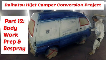 Daihatsu Hijet Camper Conversion Project Part 12: Bodywork & Respray