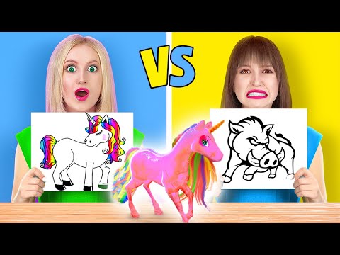 ART CHALLENGE #2! || Funny Drawing Challenge by 123 Go! LIVE
