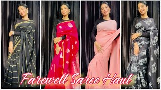 farewell saree under Rs 849 😍 | Amazon affordable saree haul