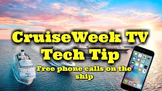 Cruise Tech Tip - free phone on the ship to your same number