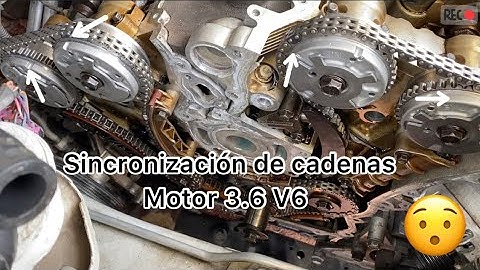 Como Sincronizar distribución de V6 3.6 CHEVROLET,GM,CADILLAC,BUICK 🚗
