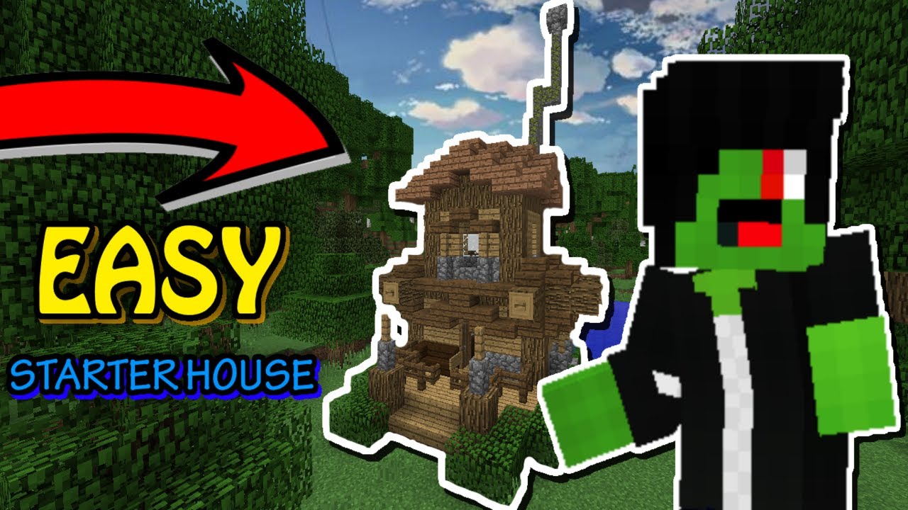 Cara membuat Rumah Pertama Kecil dengan mudah - Minecraft 