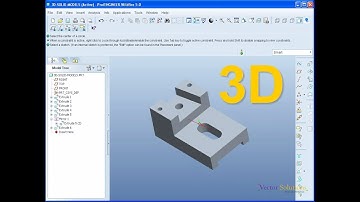 3D Model in Pro/ENGINEER - Detailed Explanation