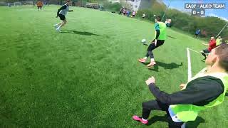 Won the tournament and filmed it all on camera. First-person football eye view