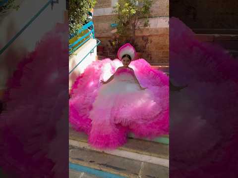 كم متر قماش استعملنا للفستان    