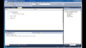 PTVS   Debugging Exceptions with Python Tools for Visual Studio