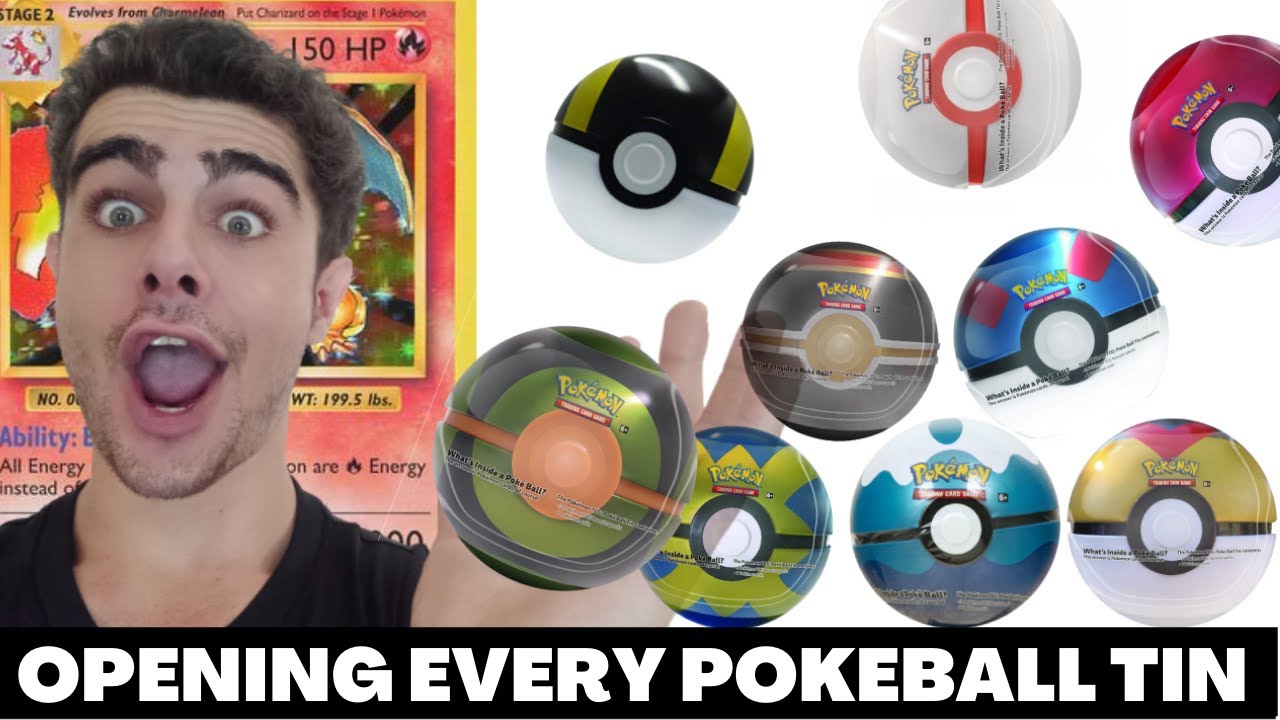 Opening EVERY Pokeball Tin EVER Released - And PULLED THE IMPOSSIBLE!