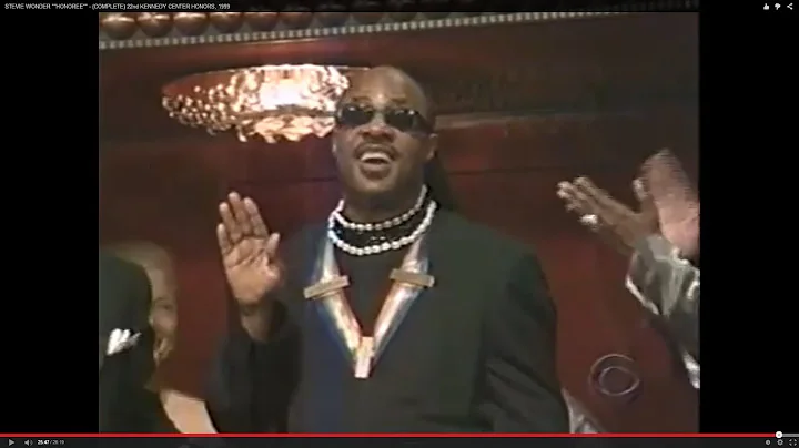 STEVIE WONDER ""HONOREE"" - (COMPLETE) 22nd KENNED...