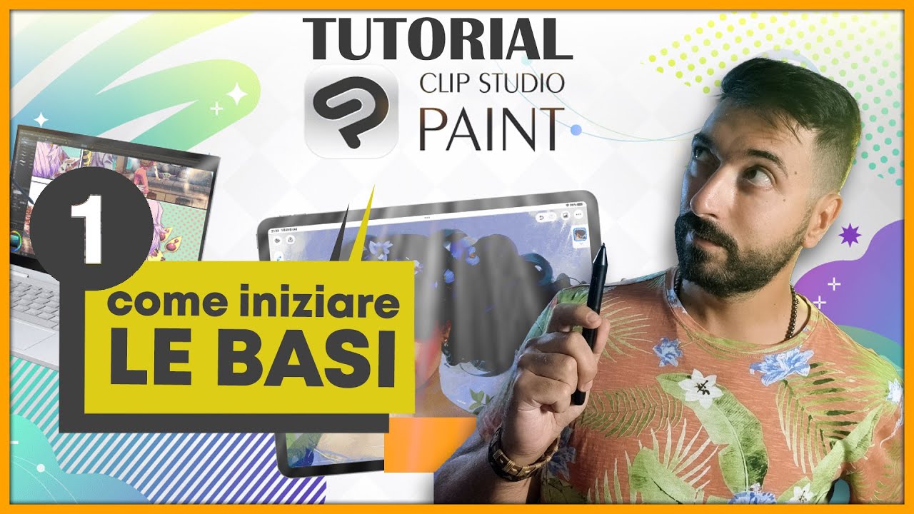 TUTORIAL CLIP STUDIO PAINT - le basi - YouTube