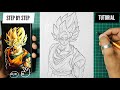 How to draw goku step by step detailed tutorial for beginners ajarts03