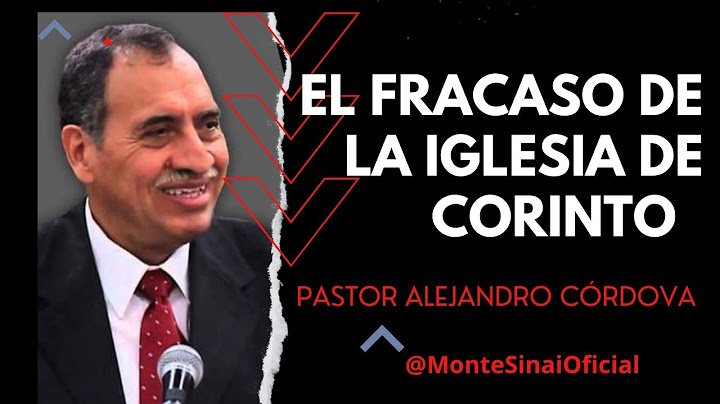 CONFERENCIA ANUAL DE AVIVAMIENTO 2022 PASTOR ALEJANDRO CÓRDOVA- EL FRACASO DE LA IGLESIA DE CORINTO.