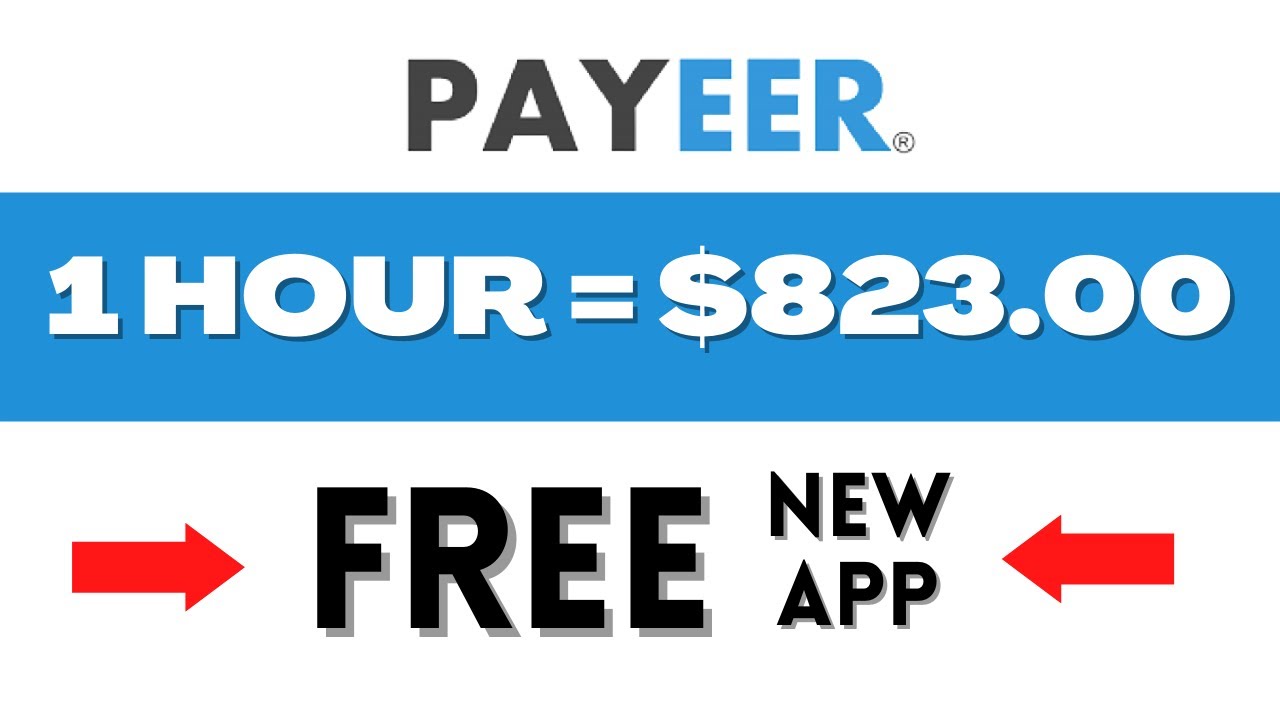 Earn $823+ Free PAYEER MONEY With This NEW APP (Make Money Online)