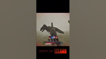 Iggy vs Tyrannotitan 1v1 - Herbi Power - Path of Titans - Gondwa Official #pathoftitans