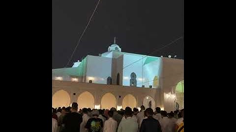 تلاوة نجدية مرئية من خارج المسجد للشيخ خالد الجليل رمضان ١٤٤٥ه‍