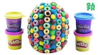 Play Doh Huevo Sorpresa Gigante | Aprender Colores con Caramelo | Сonstructor Magnético para bebes