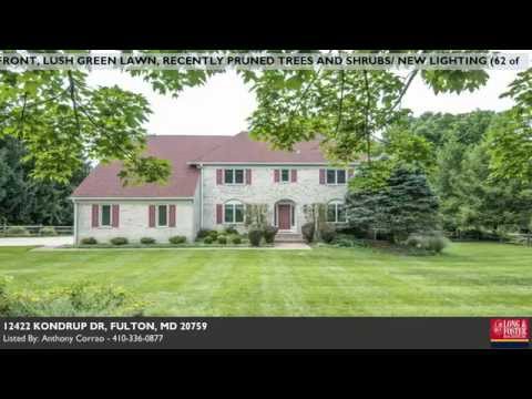 12422 KONDRUP DR, Fulton, MD home video tour