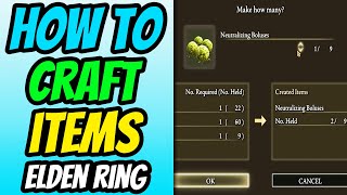 How To Craft in Elden Ring (Arrows, Poison Cure, Fire Grease, Blood Grease, Ballista Bolts)