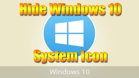 Hide Windows 10 Upgrade Icon