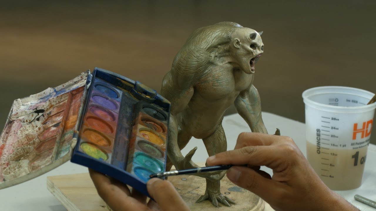 Sculpting a Monster Maquette from Imagination with Jordu Schell - Part 3 