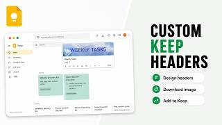 How to Create Google Keep Headers with Canva (Visual Section Dividers)